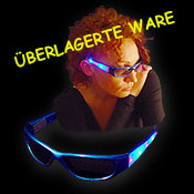 Cyberbrille blau